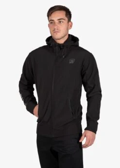 UNIT DECADE HOODED JACKET BLACK -Work Clothes Store unit decade hooded jacket black 895655 600x