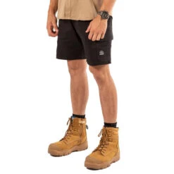 UNIT DEMOLITION CARGO WORK SHORTS BLACK -Work Clothes Store unit demolition cargo work shorts black 846751 600x