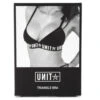 UNIT LADIES TRIANGLE BRA BLACK