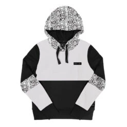 UNIT MAMBA LADIES FLEECE HOODIE WHITE