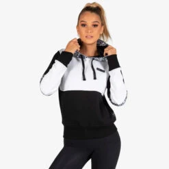 UNIT MAMBA LADIES FLEECE HOODIE WHITE -Work Clothes Store unit mamba ladies fleece hoodie white 545683 600x