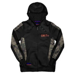 UNIT MENS FLEECE HOODIE SKIRMISH CAMO