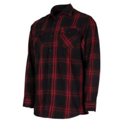 UNIT NEWTOWN FLANNEL SHIRT RED