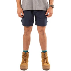 UNIT RAPID FLEX WORK SHORTS NAVY -Work Clothes Store unit rapid flex work shorts navy 639870 600x