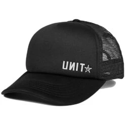 UNIT STAKE TRUCKER CAP BLACK