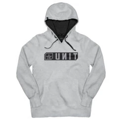 UNIT STRIDE FLEECE HOODIE GREY MARLE
