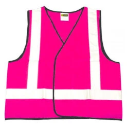 VEST 'NIGHT' - PINK REFLECTIVE