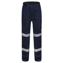 WORKCRAFT MIDWEIGHT MODERN FIT CARGO LONG PANTS NAVY